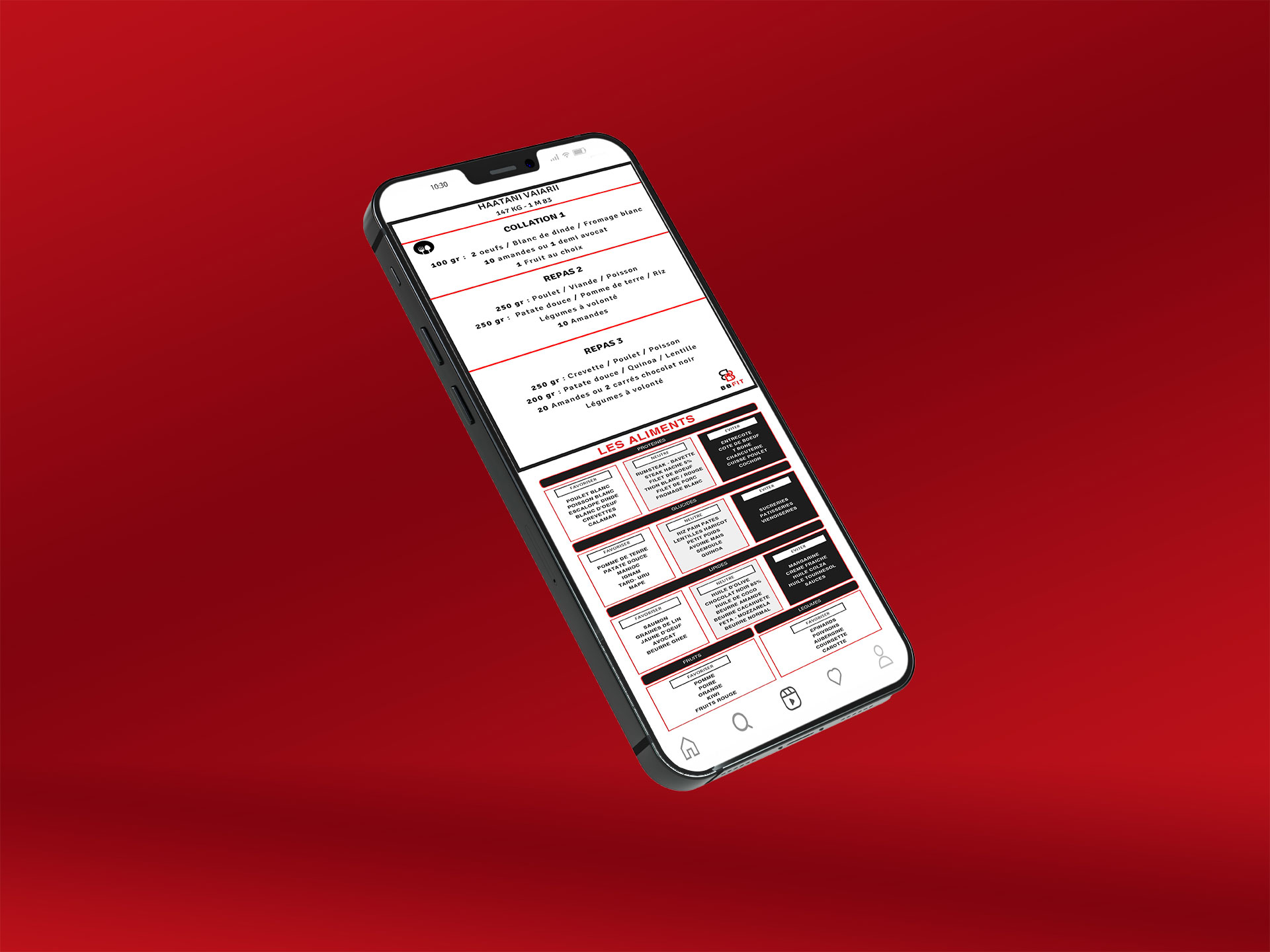 Programme Entraînement